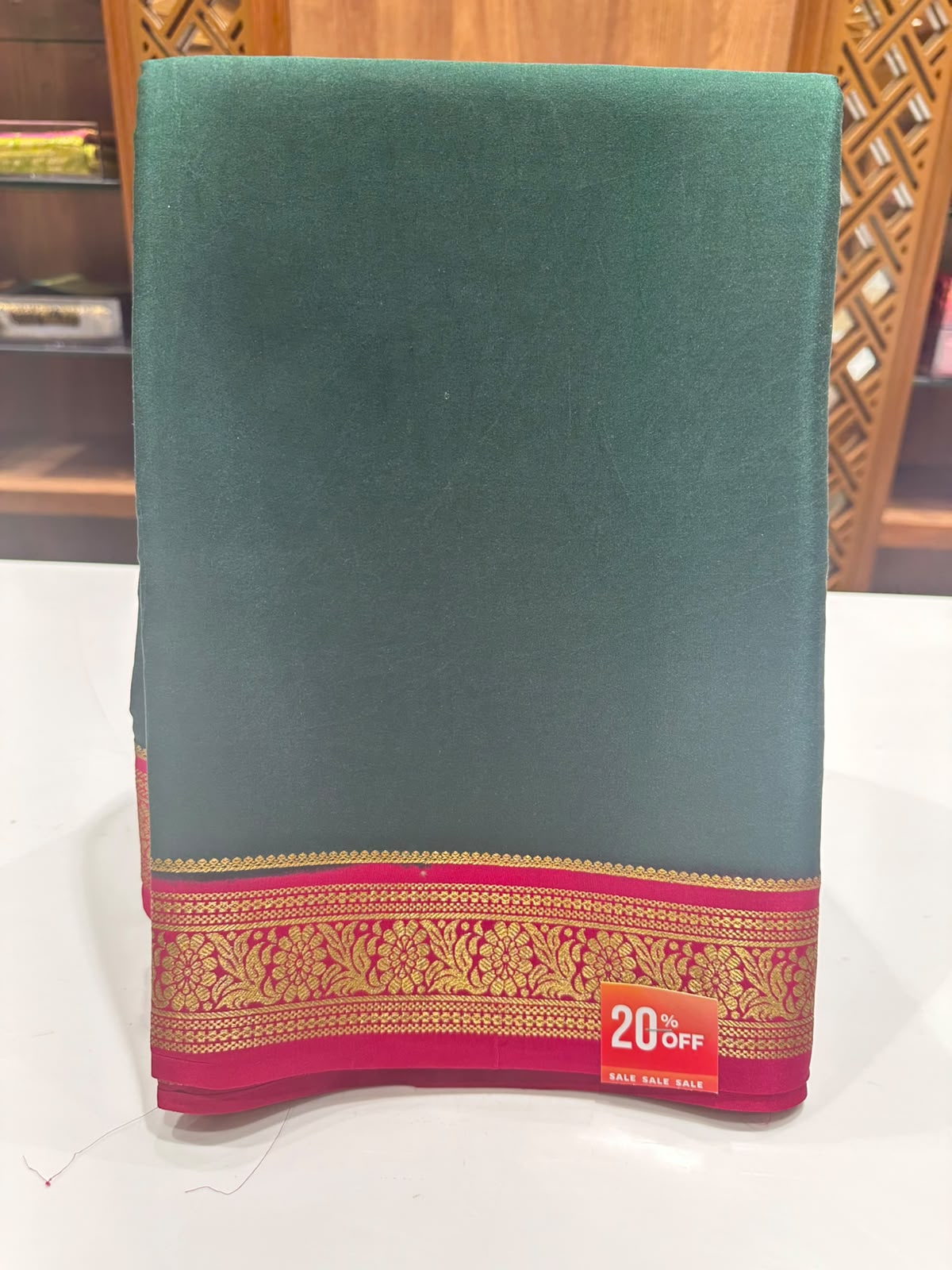 Pure Mysore Silk Saree.