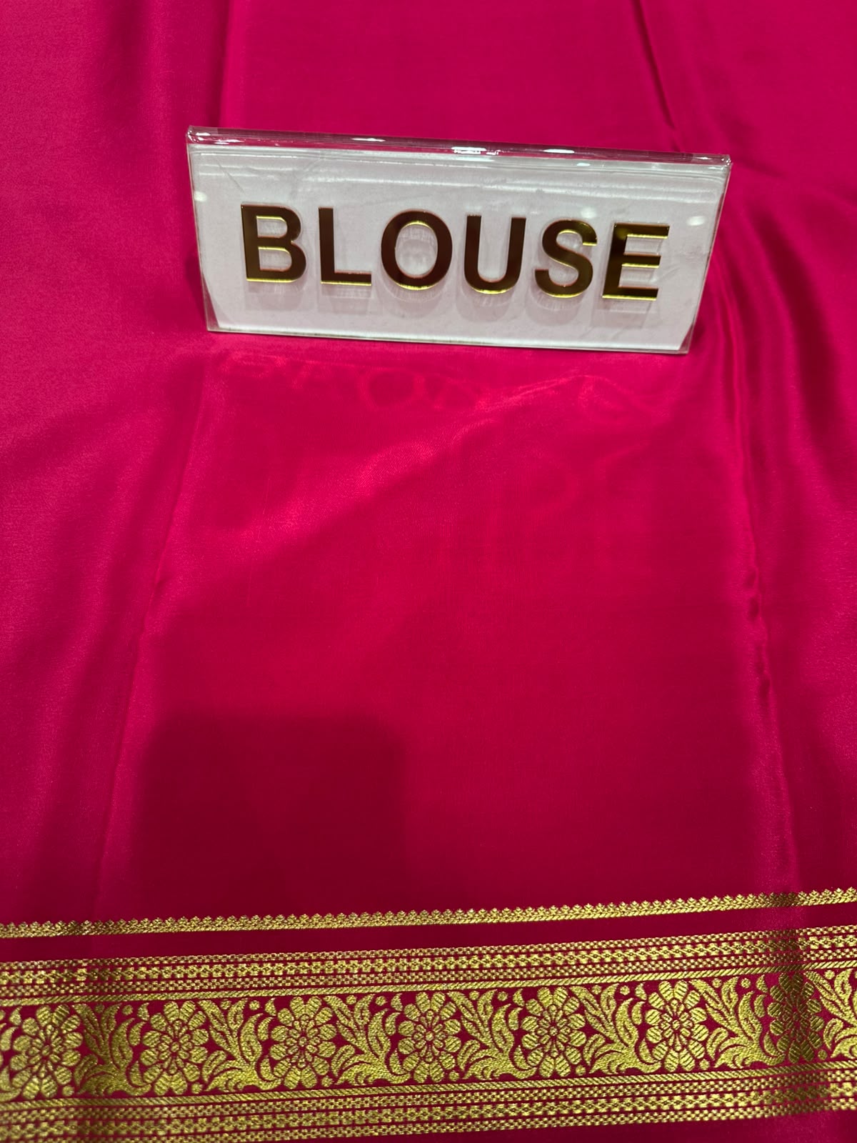 Pure Mysore Silk Saree.