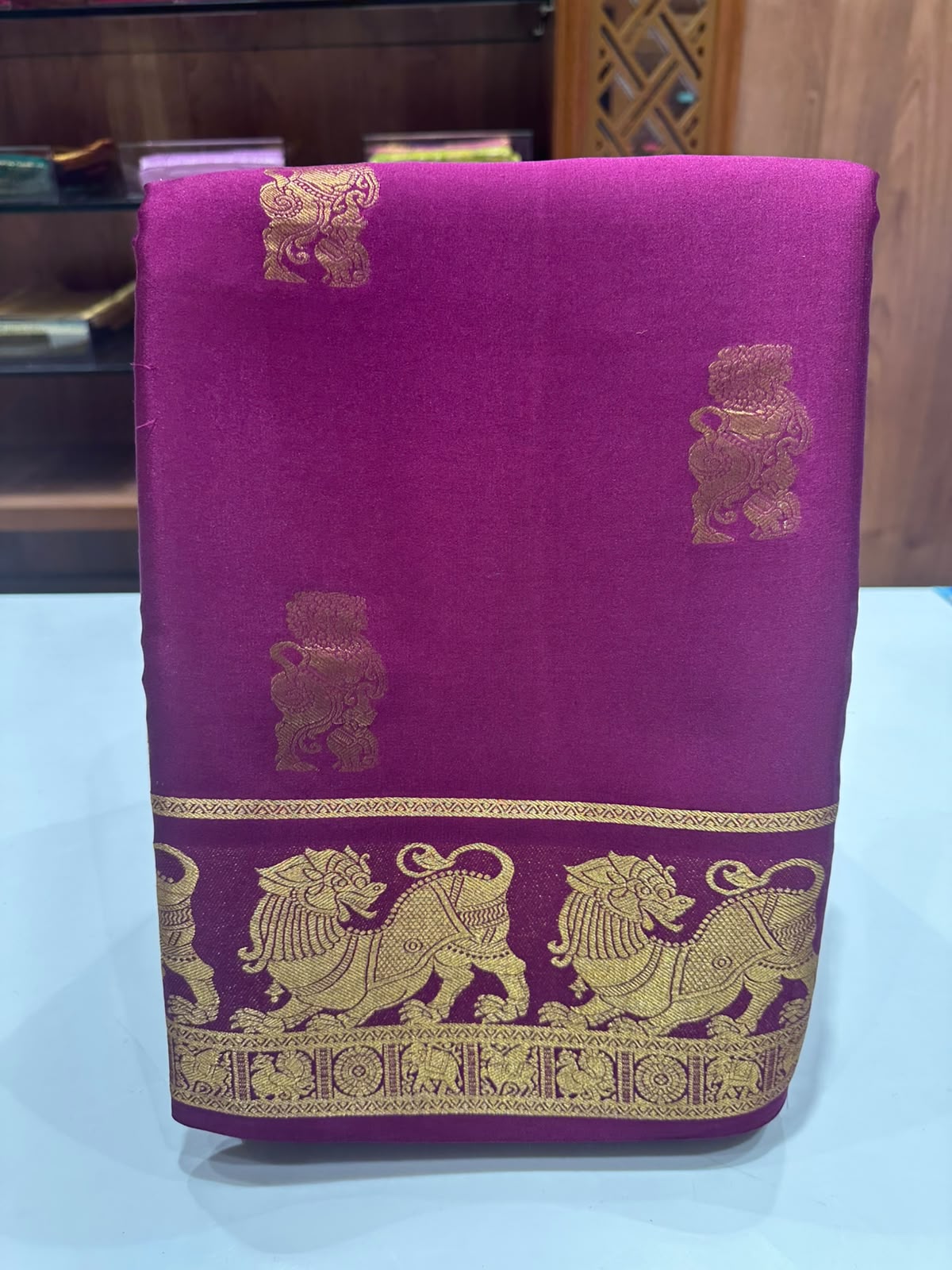 Pure Mysore Silk Saree.