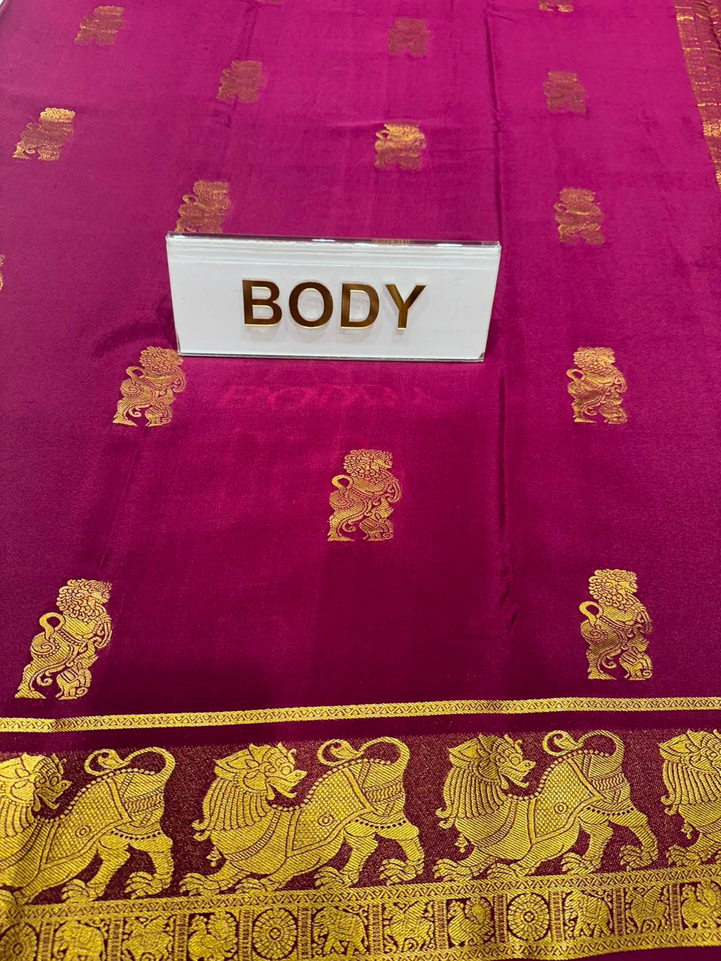 Pure Mysore Silk Saree.