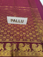 Pure Mysore Silk Saree.
