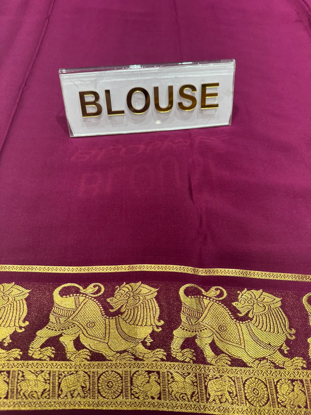 Pure Mysore Silk Saree.
