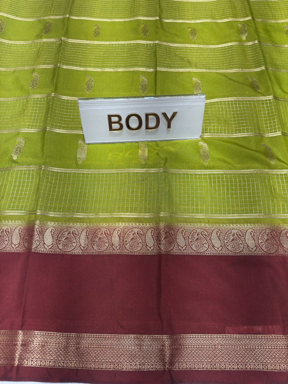 Semi Mysore Silk Saree.