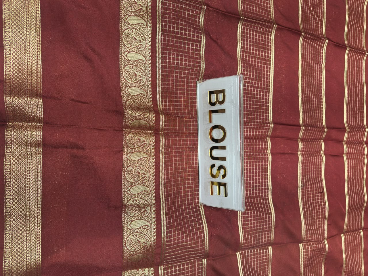 Semi Mysore Silk Saree.