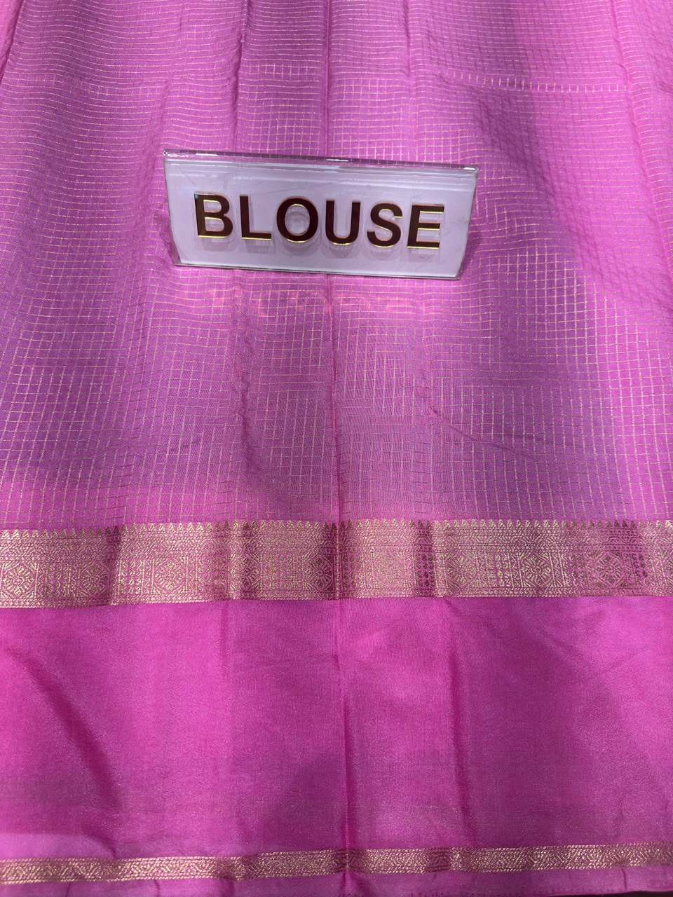 Semi Mysore Silk Saree.