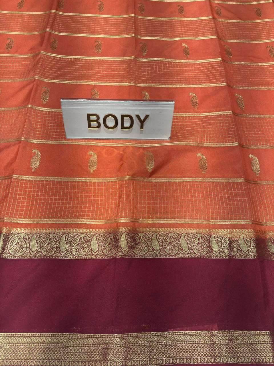 Semi Mysore Silk Saree.