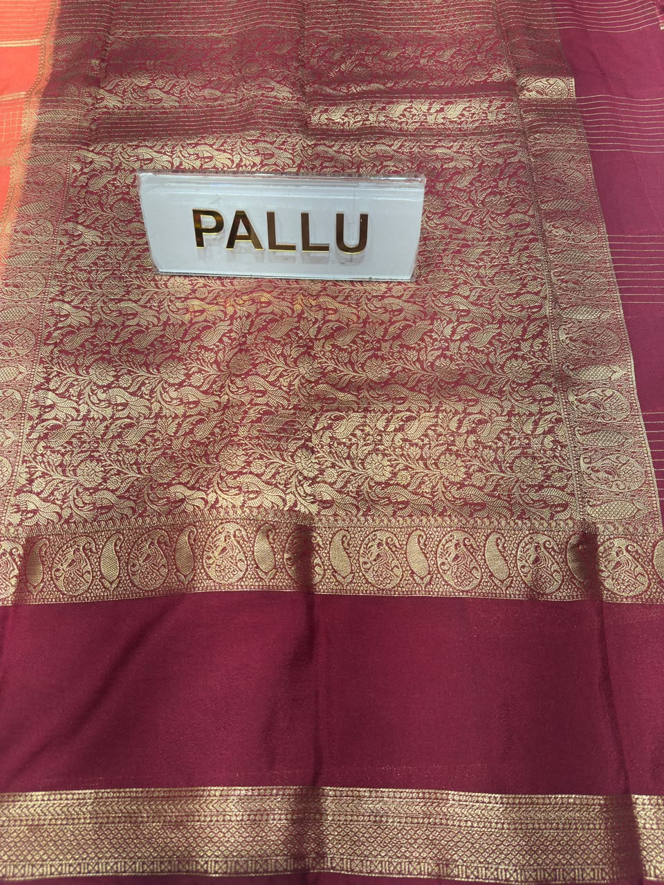 Semi Mysore Silk Saree.