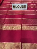 Semi Mysore Silk Saree.