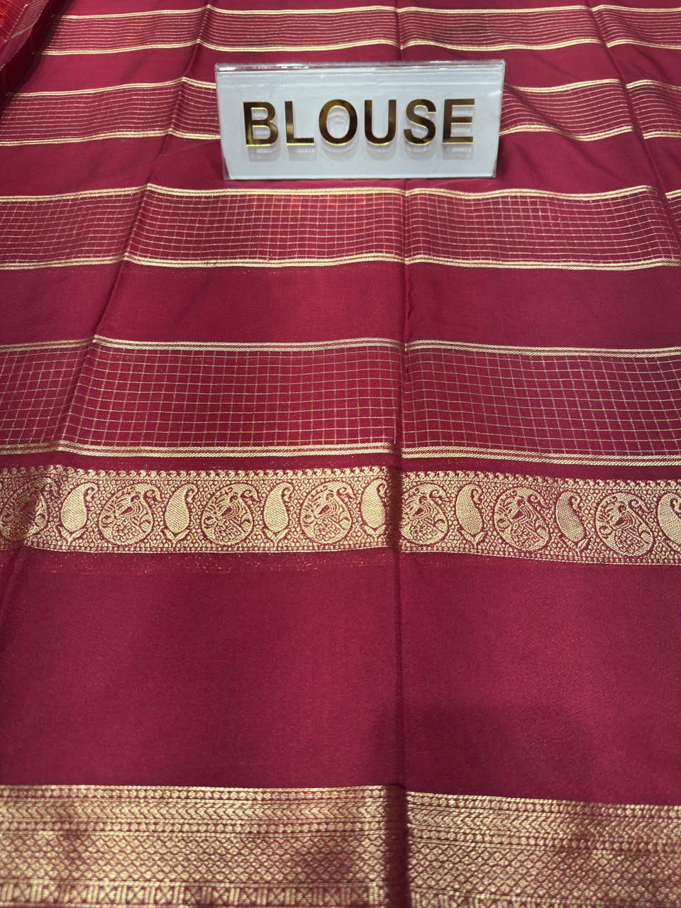 Semi Mysore Silk Saree.
