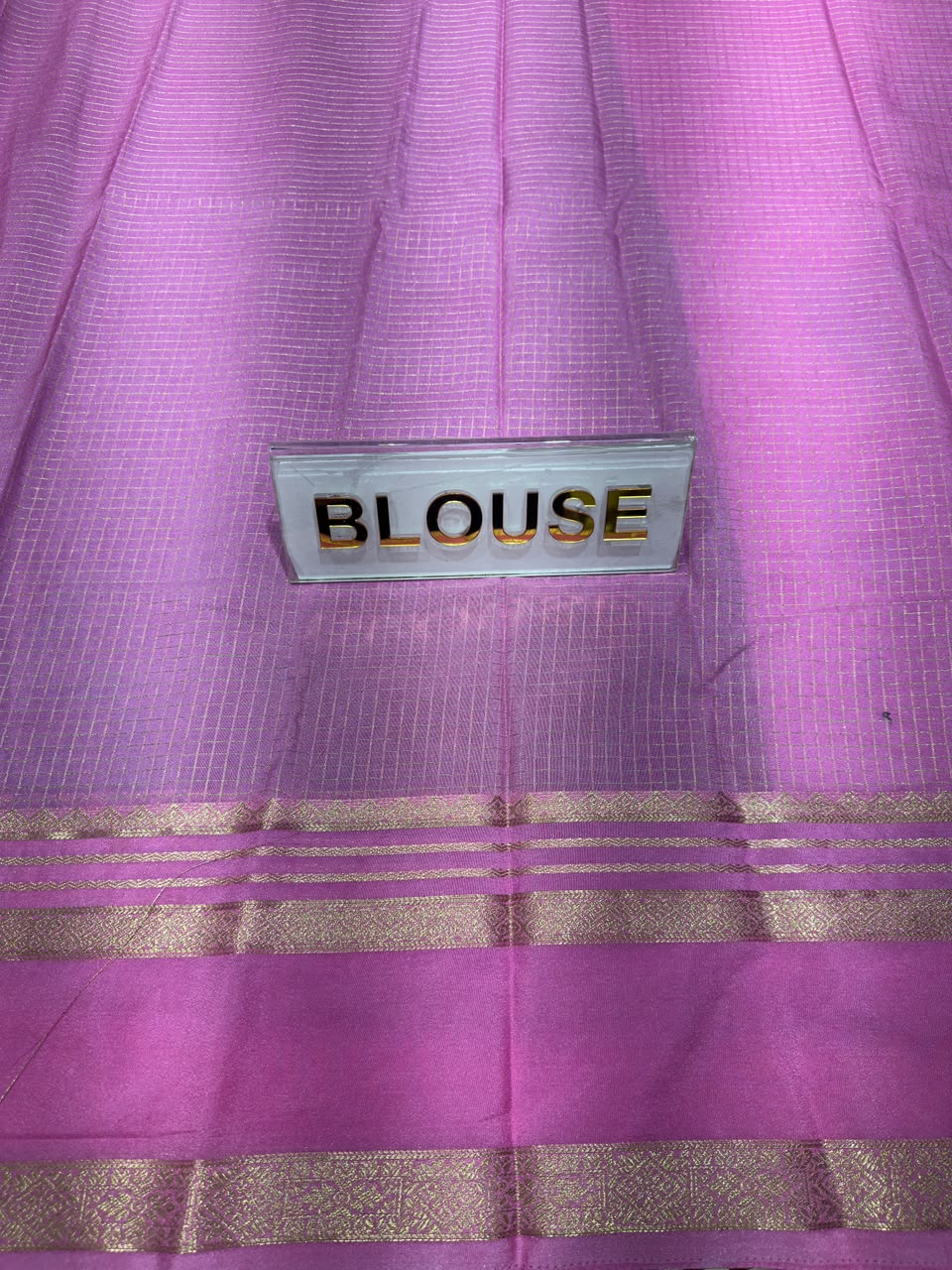Semi Mysore Silk Saree.