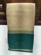 Semi Mysore Silk Saree.