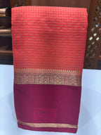 Semi Mysore Silk Saree.