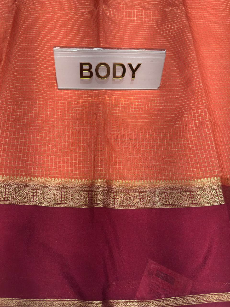 Semi Mysore Silk Saree.
