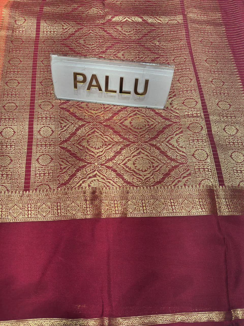 Semi Mysore Silk Saree.