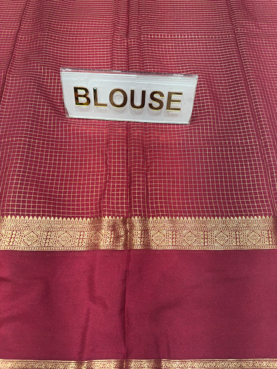 Semi Mysore Silk Saree.