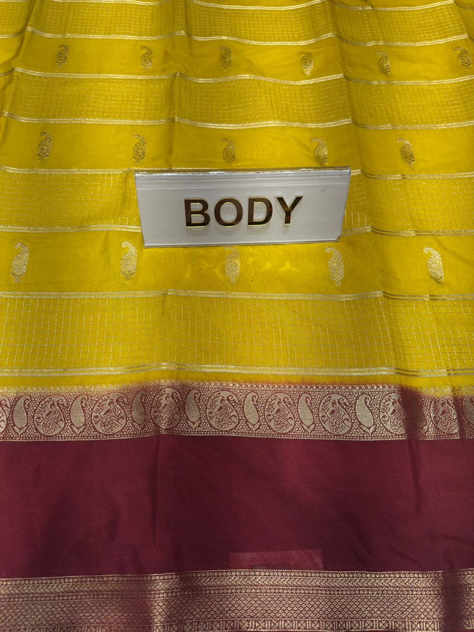 Semi Mysore Silk Saree.