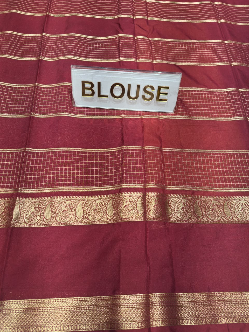 Semi Mysore Silk Saree.