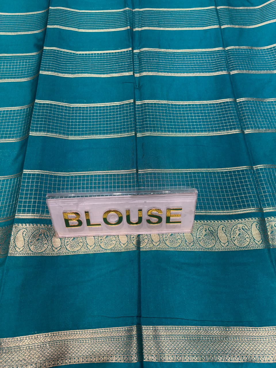 Semi Mysore Silk Saree.