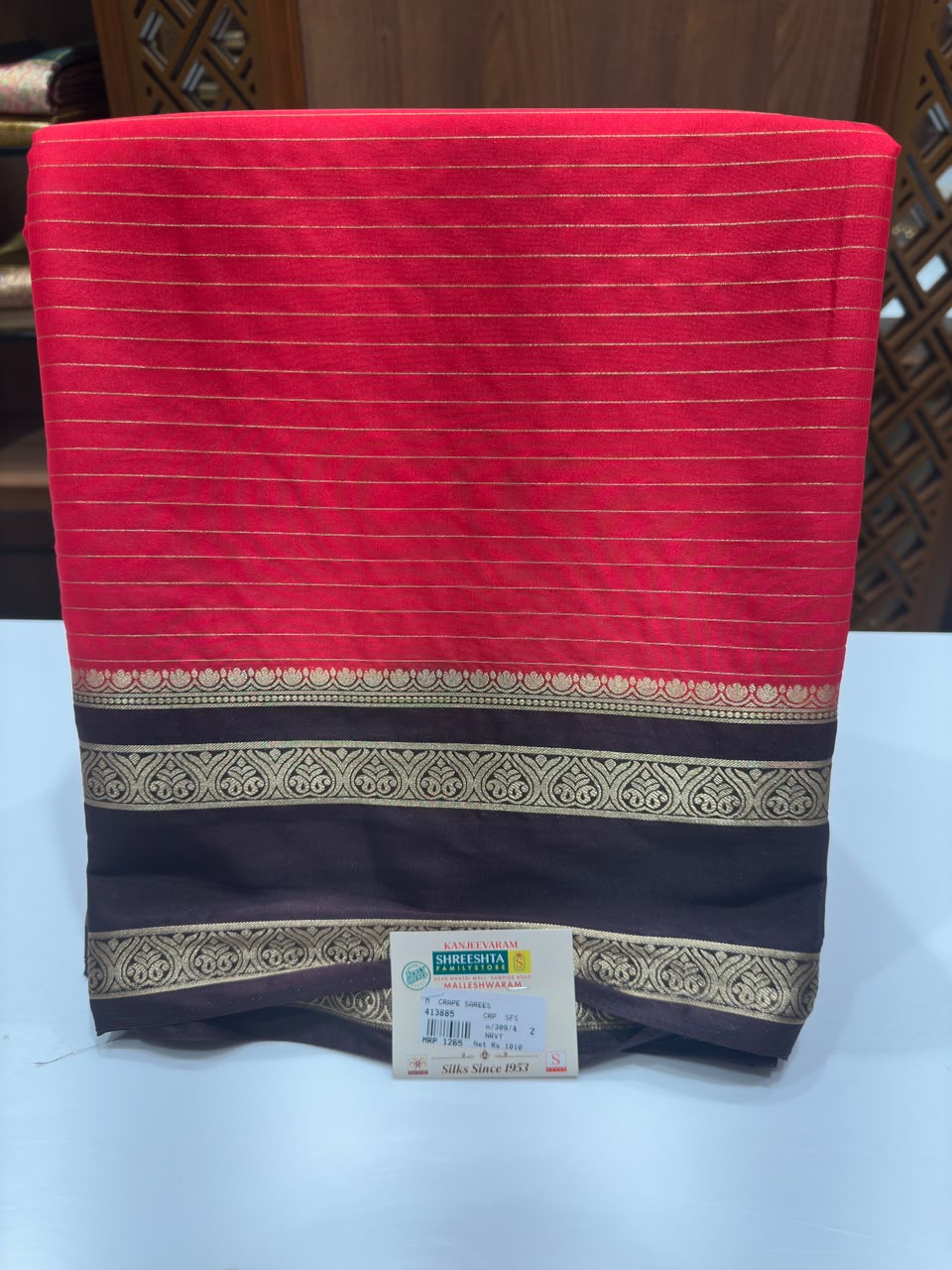 Semi Mysore Silk Saree.