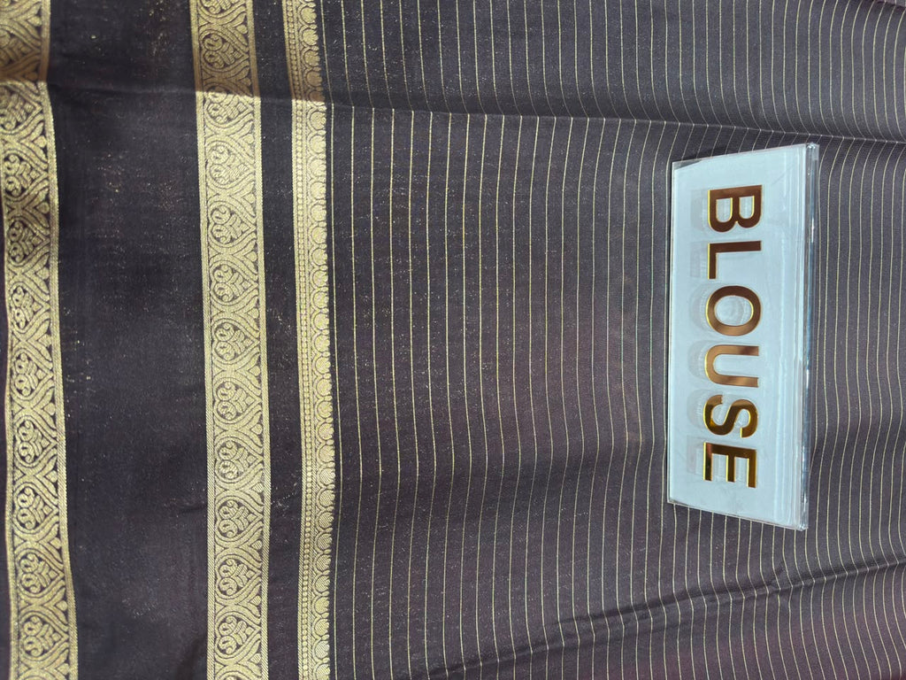 Semi Mysore Silk Saree.