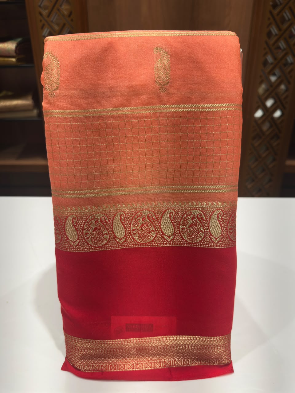 Semi Mysore Silk Saree.