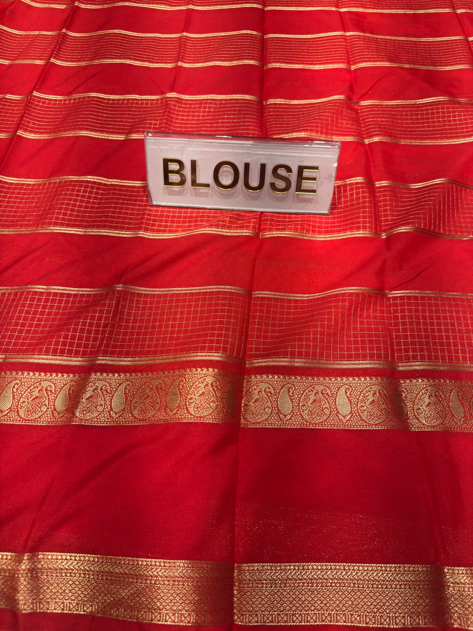 Semi Mysore Silk Saree.