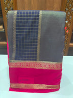 Semi Mysore Silk Saree.