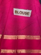 Semi Mysore Silk Saree.