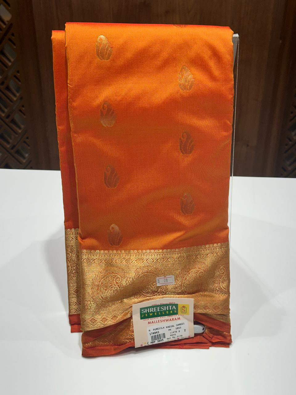 Pure Kadial Silk Saree