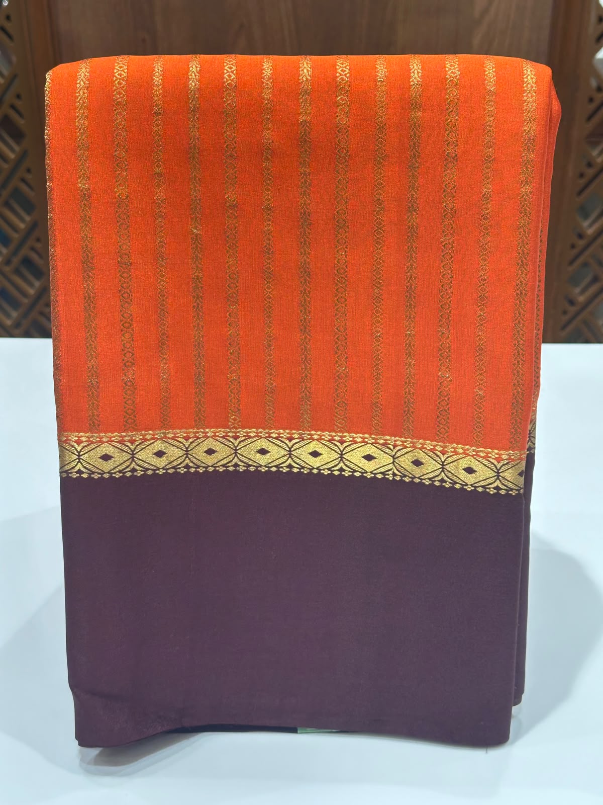 Pure Mysore Silk Saree.