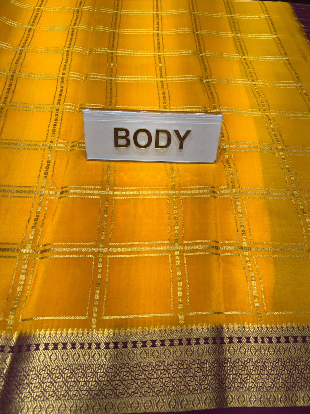 Pure Mysore Silk Saree.