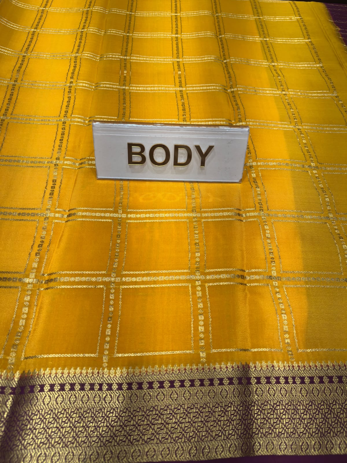 Pure Mysore Silk Saree.