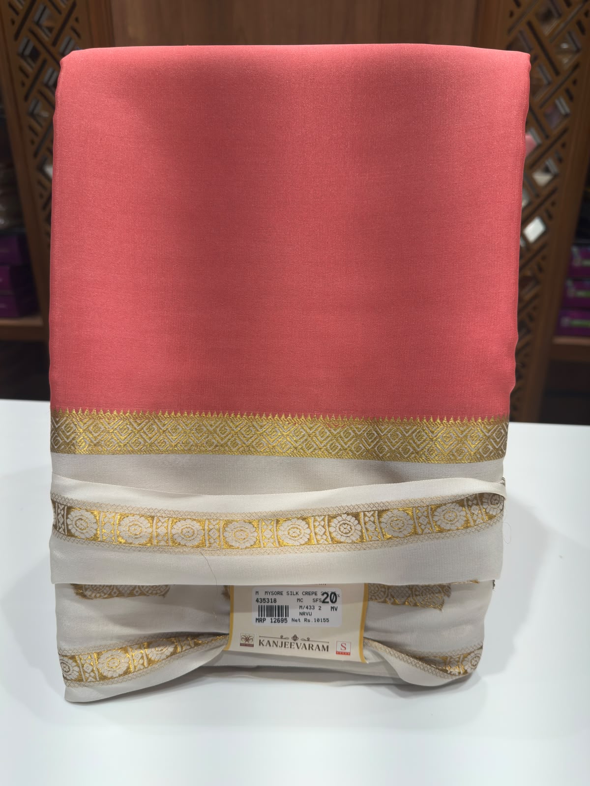 Pure Mysore Silk Saree.