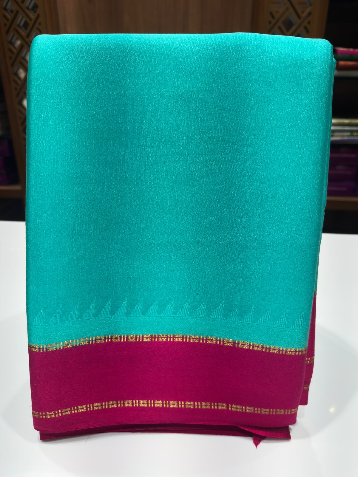 Pure Mysore Silk Saree.