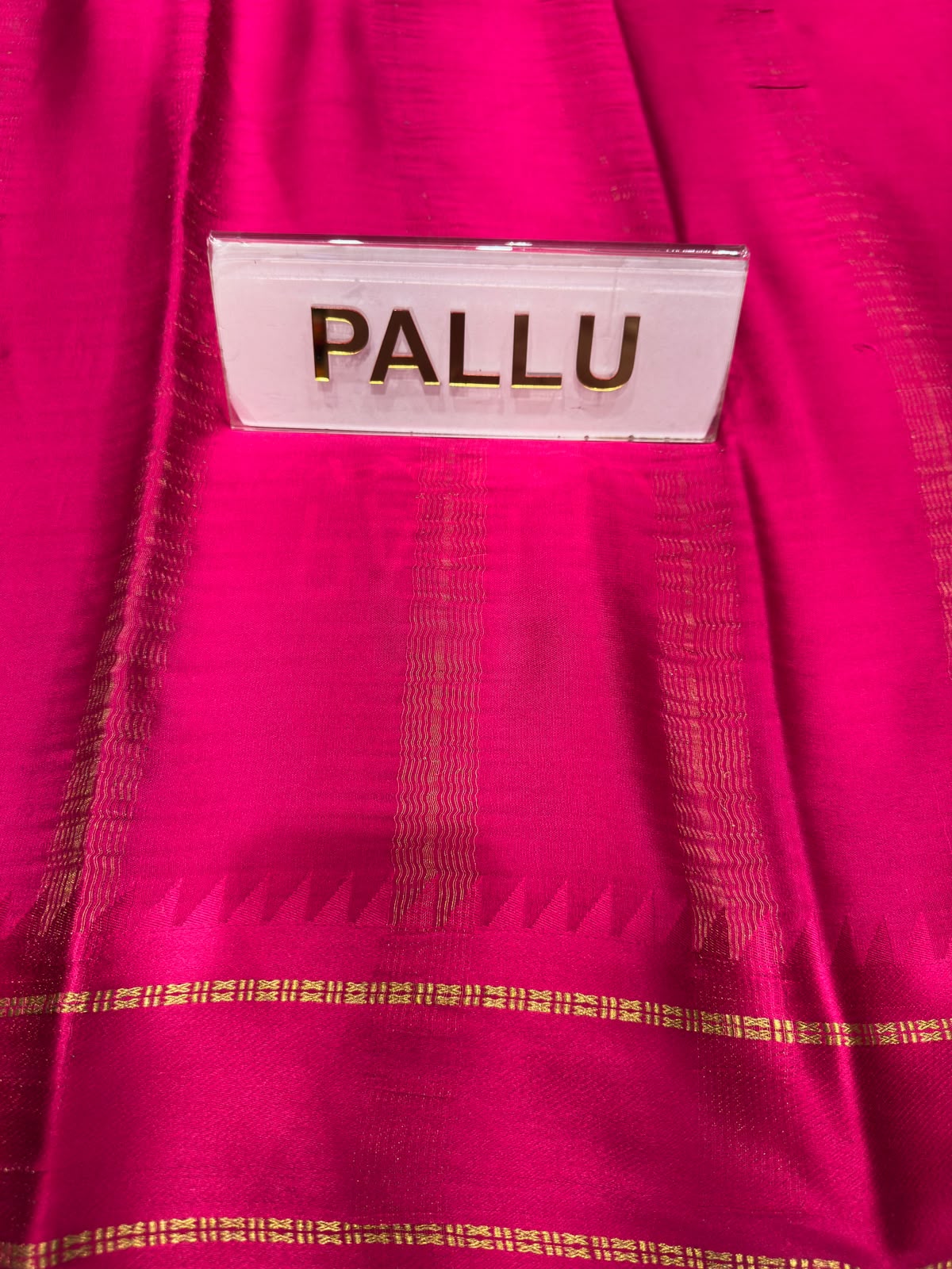 Pure Mysore Silk Saree.