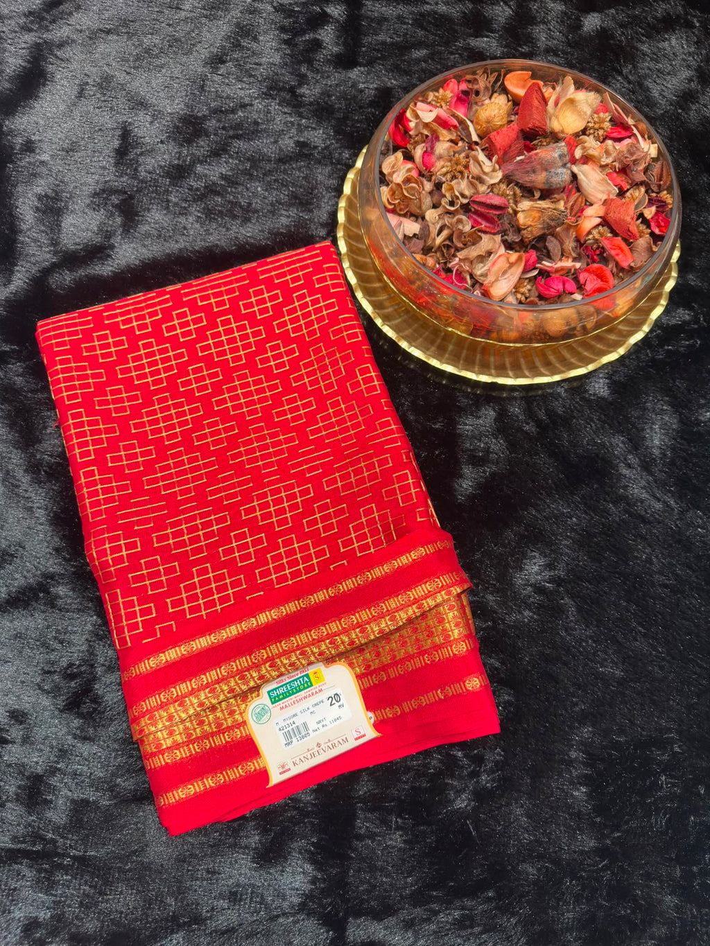Pure Mysore Silk Saree.