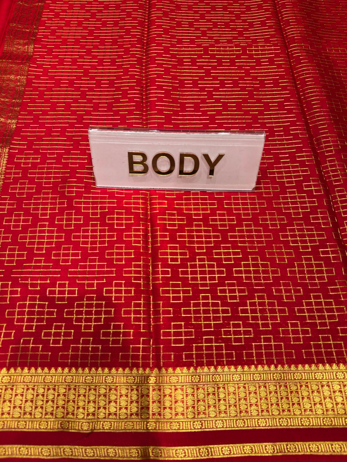 Pure Mysore Silk Saree.