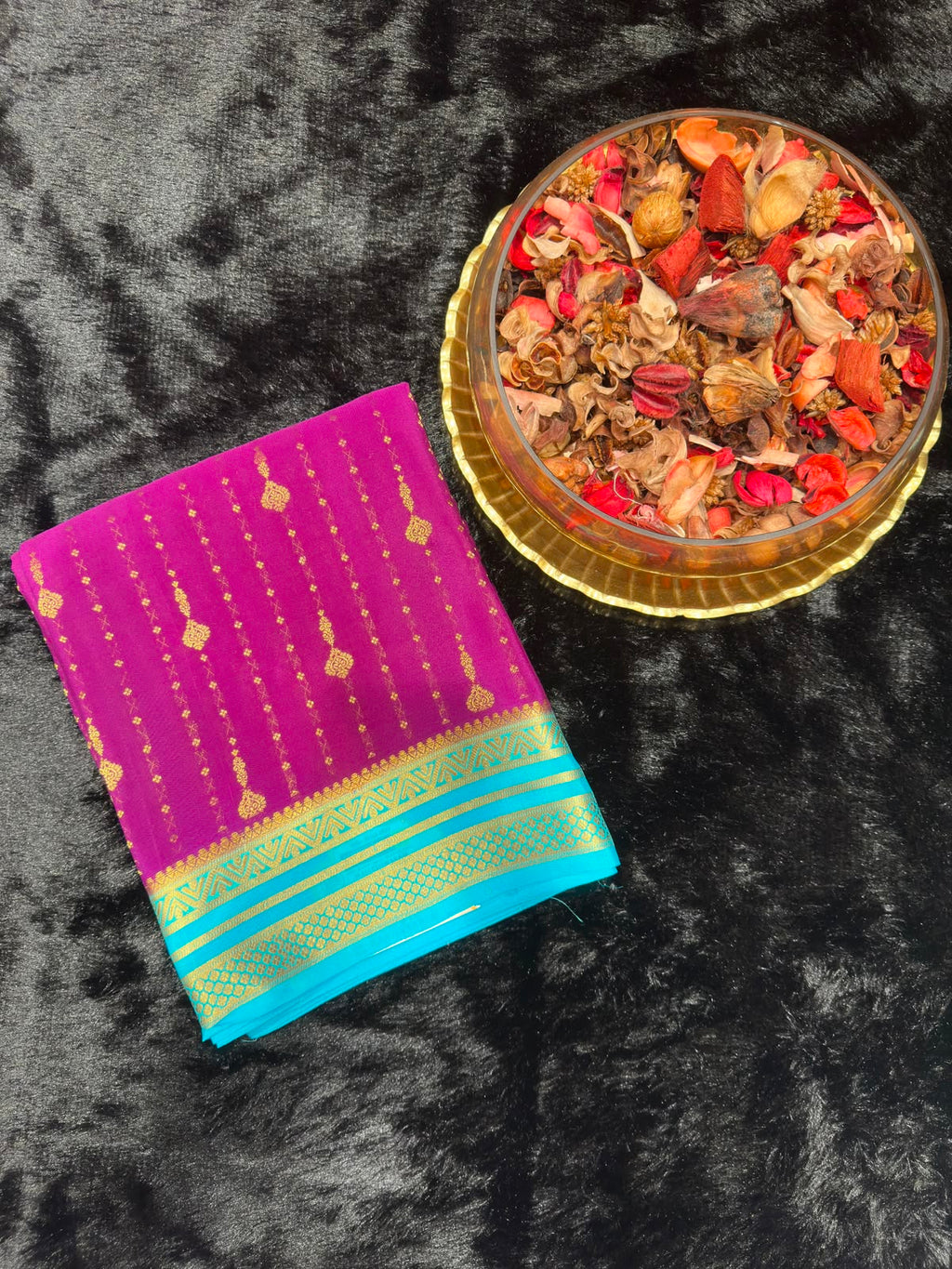 Pure Mysore Silk Saree.