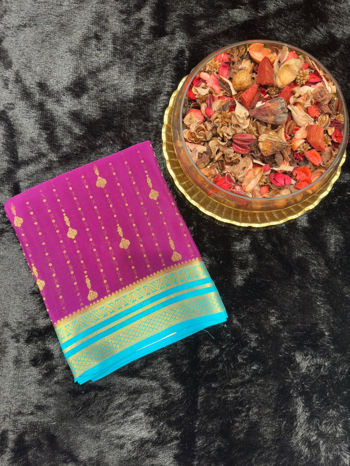 Pure Mysore Silk Saree.