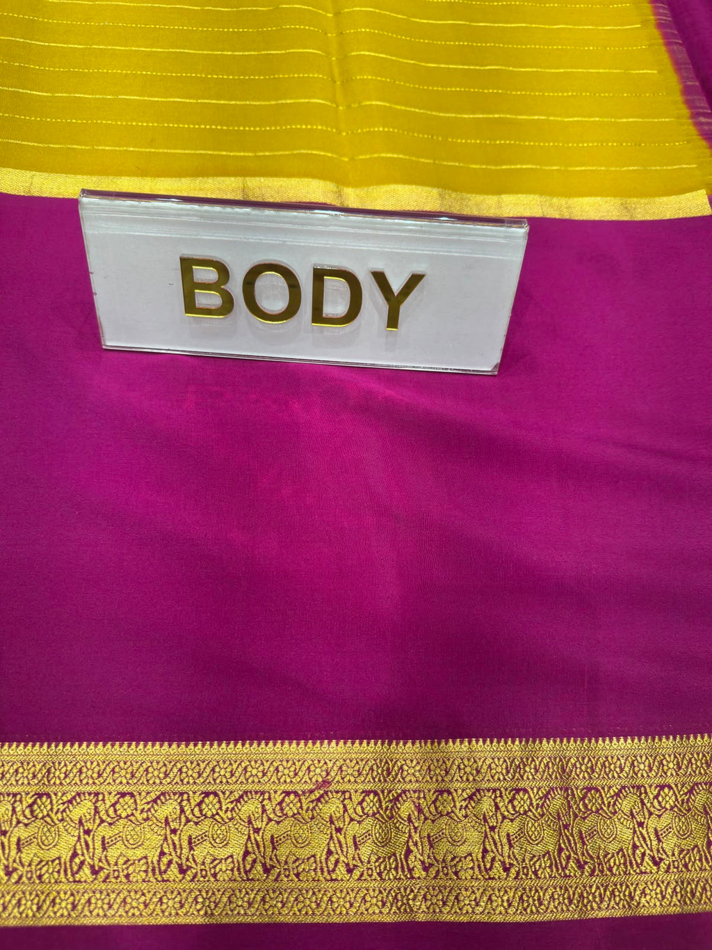 Pure Mysore Silk Saree.