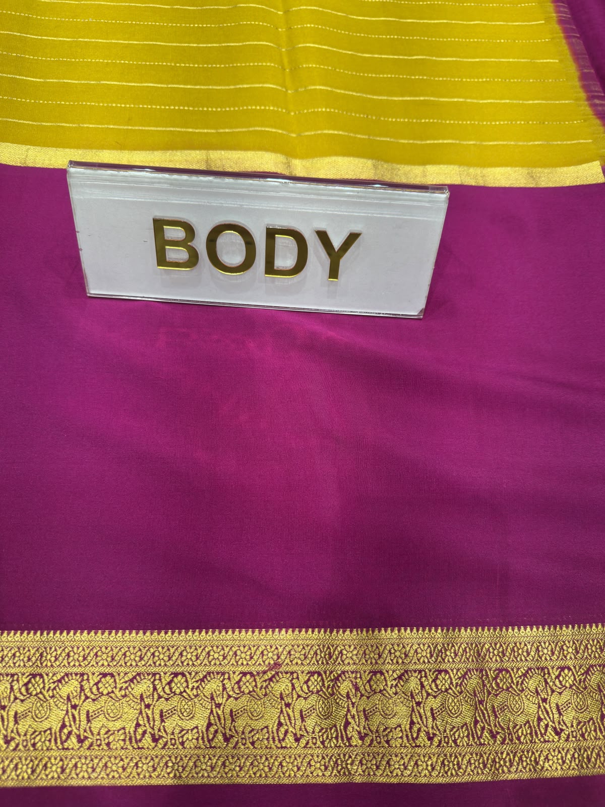 Pure Mysore Silk Saree.