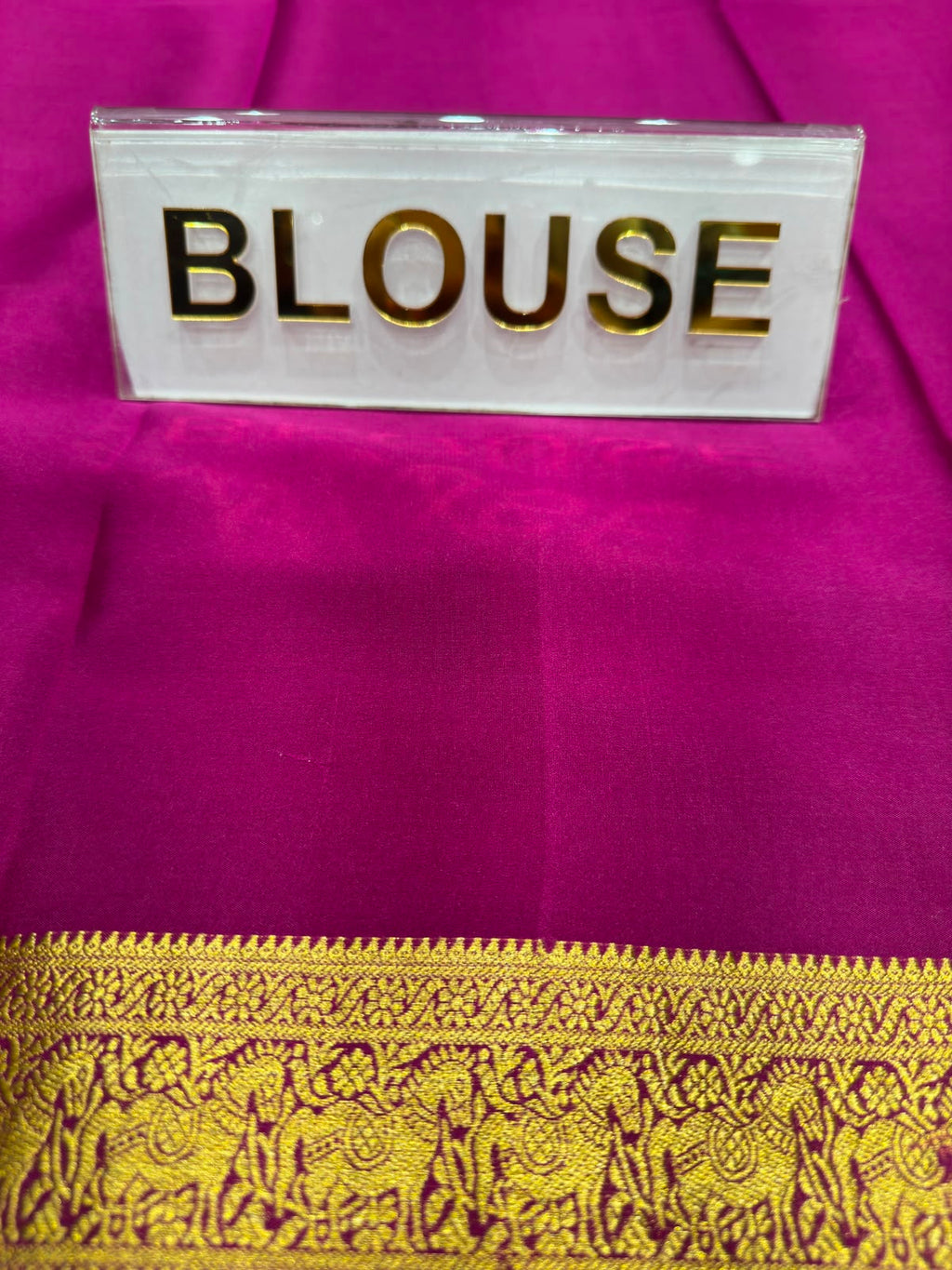 Pure Mysore Silk Saree.