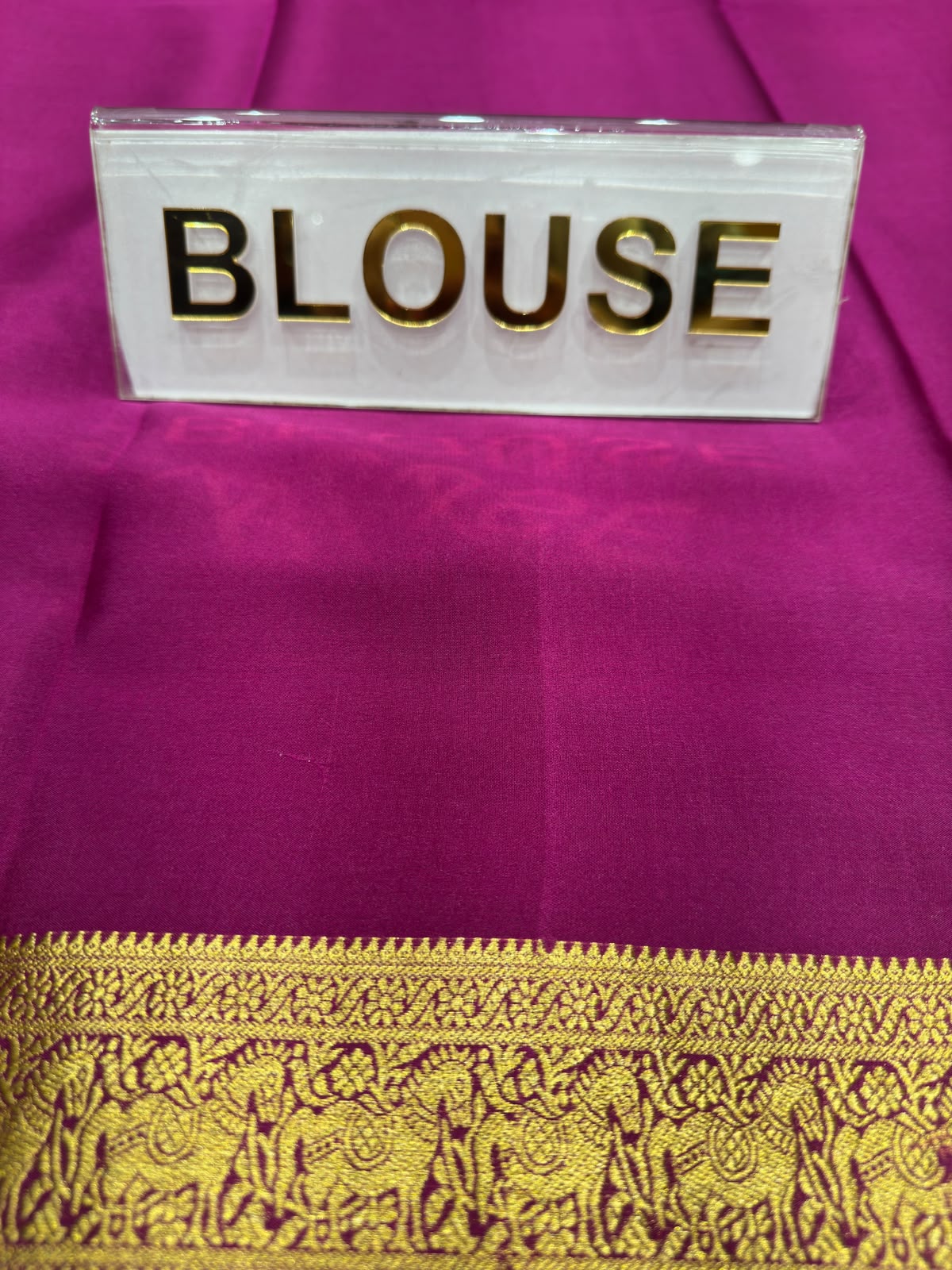 Pure Mysore Silk Saree.