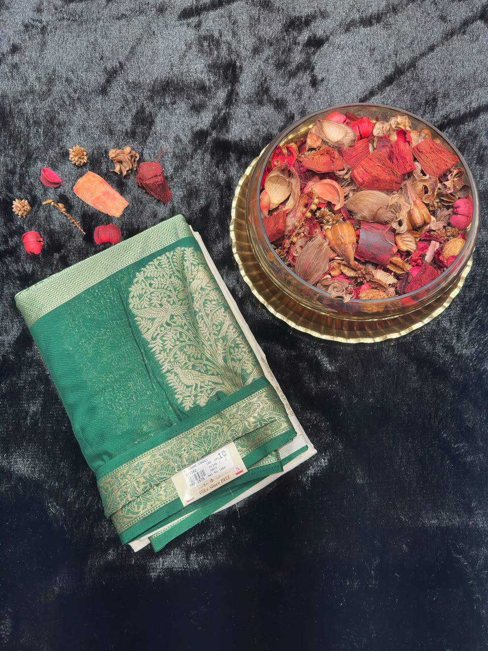 Semi Mysore Silk Saree.