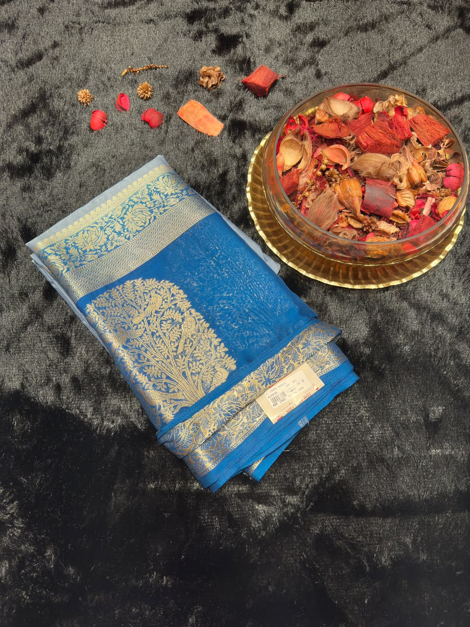 Semi Mysore Silk Saree.