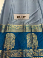 Semi Mysore Silk Saree.