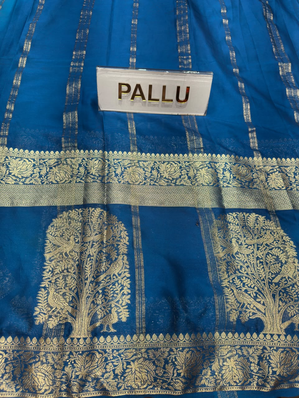 Semi Mysore Silk Saree.