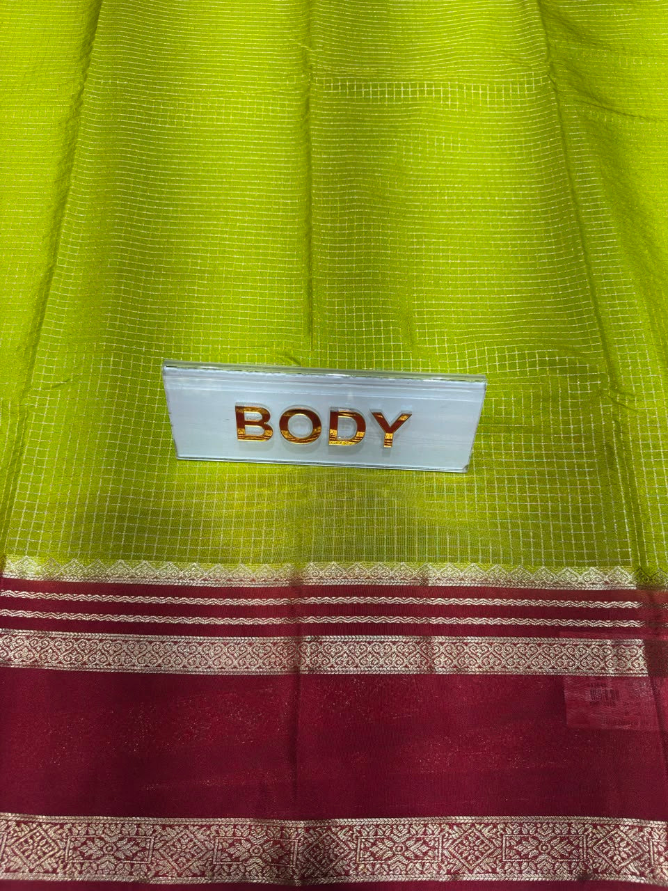 Semi Mysore Silk Saree.