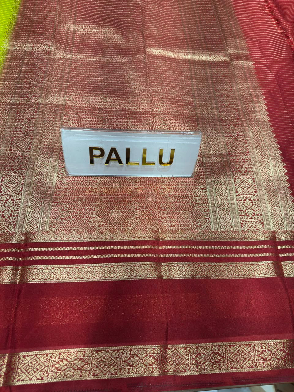 Semi Mysore Silk Saree.