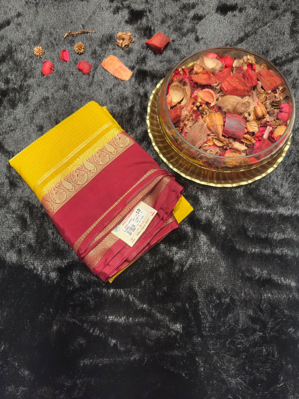 Semi Mysore Silk Saree.